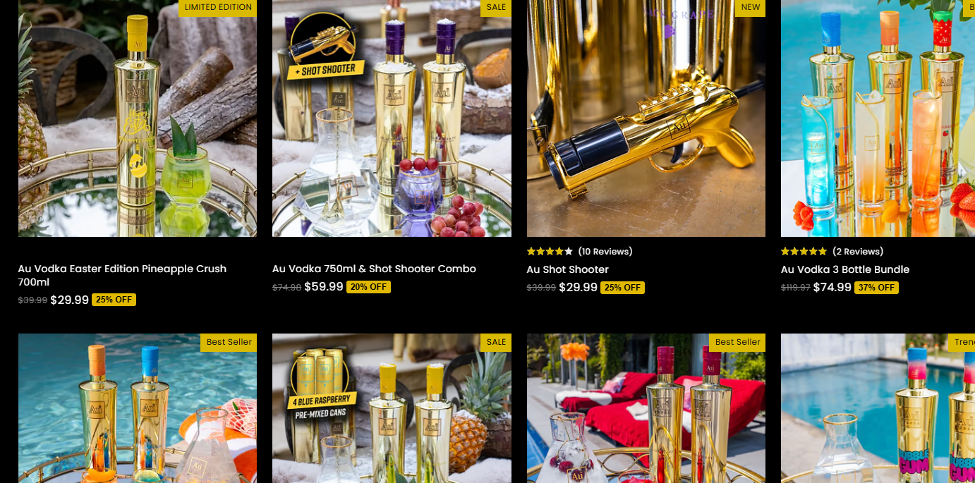 Experience the Gold Standard Vodka